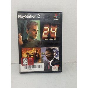 PLAYSTATION 2 - ps2 - 24 the GAME - black label - COMPLETE - tested - 2006